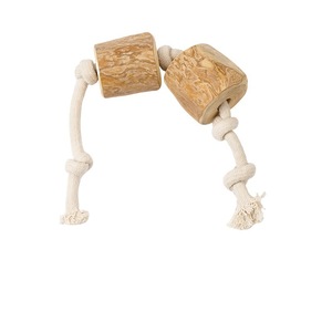 Eco-Friendly Modern <strong>Dog</strong> <strong>Chew</strong> <strong>Toys</strong> Coffee Wood Hemp <strong>Cotton</strong> <strong>Rope</strong> with Natural Teeth Cleaning Interactive Pet <strong>Toy</strong> for <strong>Dogs</strong> - Product Image 1