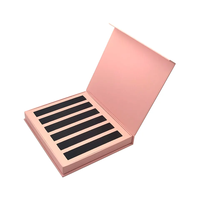 Boîte cosmétique de maquillage de beauté de marque personnalisée avec insertion boîte de parfum boîte d'emballage noire en papier magnétique de luxe