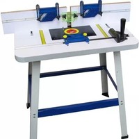 Table inversée pour fraiseuse en bakélite, table de travail inversée auxiliaire pour machine à dégrossir, table de fraisage pour le travail du bois