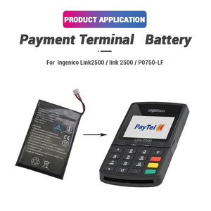 Аккумулятор POS Link2500 ручной Pos терминал Ingenico Link2500 P0750-LF Аккумулятор 3,7 В 1250 мАч - Product Image 3