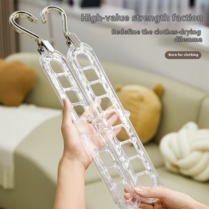 Cintre en plastique épaissi rotatif magique à neuf trous usage domestique Internet célébrité multifonctionnel Horizontal Vertical - Product Image 2