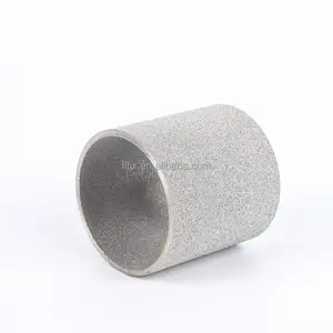 Produsen grosir bubuk saringan disinter baja tahan karat tabung penyaring debu pori tabung penyaring bubuk logam penyaring disinter