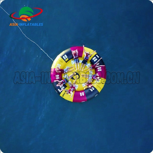 물 오락 팽창식 물 자전 디스코 배를 위한 팽창식 회전시키는 UFO <span class=keywords><strong>Towable</strong></span> 관 - Product Image 4