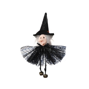 Décoration de fête : Ornement suspendu Citrouille, Fantôme, Sorcière, Chat Noir – Accessoire effrayant pour fête d'horreur - Product Image 6