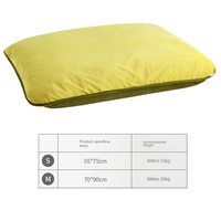 Vente en gros de lits pour animaux de compagnie confortables et orthopédiques en tissu anti-rayures lavable, équipement de sommeil pour chiens et chats, OEM personnalisé