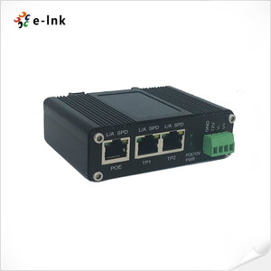 อุตสาหกรรม IEEE802.3af/At PoE Splitter พร้อมฟังก์ชั่นสวิทช์2พอร์ตแรงดันไฟฟ้าขาออก12VDC - Product Image 4