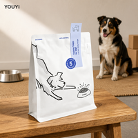 YOUYI Sac à croquettes pour chien anti-perforation avec fenêtre transparente, pochette verticale pour aliments secs, logo personnalisé, usine OEM