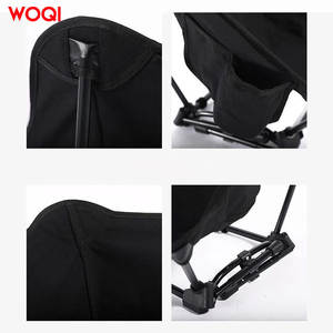 Fauteuil pliant Woqi, chaise de plage portable en toile avec trois hauteurs réglables, pour le camping et la pêche - Product Image 5