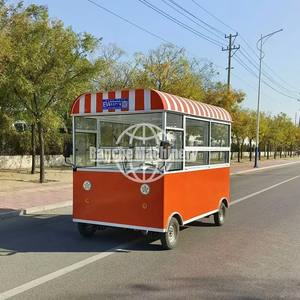 Remolque de Comida de Acero Inoxidable Totalmente Equipado con 4 Ruedas, Camión de Comida Rápida, Café, Helados, Bocadillos, Cocina Móvil, Rastreo GPS, Resistente a la Oxidación - Product Image 3