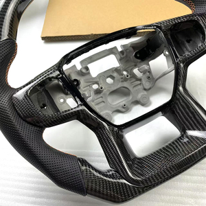 พวงมาลัยรถพรีเมี่ยม, สำหรับรถ Ford Raptor F150มัสแตง M5 M2โฟกัส X5 X6หนังคาร์บอนไฟเบอร์สไตล์สปอร์ตอัพเกรด - Product Image 6