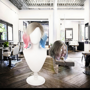 Parrucche Cosplay Ainizi Enid in Fibra Resistente alle Alte Temperature, Ondulate, Ispirate alla Serie TV Addams Family per Halloween - Product Image 3