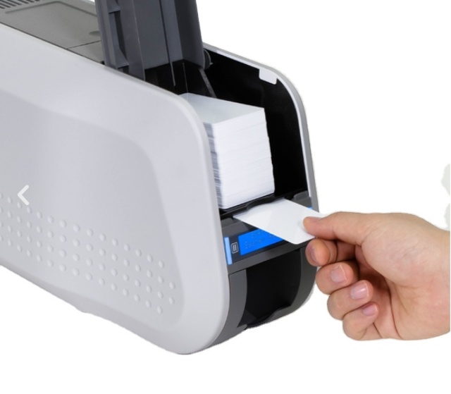 Fast Reliable IDP Smart 51S Dye-Sublimation PVC Card Printer with Edge-to-Edge Printing Dual Sided Plastic ID Cards in Stock