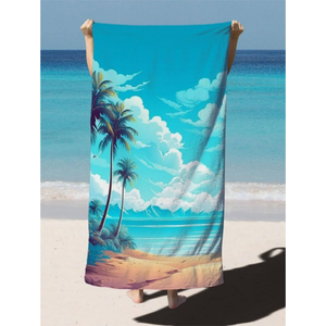 100% asciugamani da mare da tramonto personalizzati in microfibra con Design leggero veloce e asciutto - Product Image 5