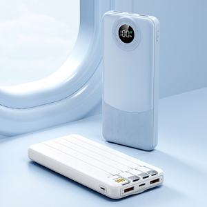 Banques d'alimentation portables haute capacité 20000mAh 30000mAh 22.5W PD avec sortie USB, écran LED et logo personnalisé 10000mAh - Product Image 4