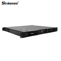 Amplificateur de puissance numérique professionnel 1U 2 x 4200W 2 ohms stable pour système audio