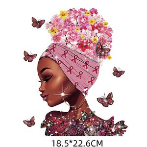 100 + Styles ragazza nera Afro schermo di trasferimento di calore personalizzato bella donna ferro su adesivi di trasferimento per le magliette per la storia nera - Product Image 5