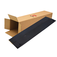 Boîte personnalisée à 3 couches de tube long pour l'expédition Boîte postale d'affiches en carton ondulé rigide avec logo
