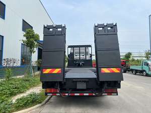 Camión de carga plano de 12 ruedas 35t Carga útil para bobinas de acero/vehículos de construcción/motor Euro 5 equipado con un <span class=keywords><strong>cabrestante</strong></span> - Product Image 3
