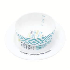 Juego de Vajilla de Porcelana Blanca Personalizada, Platos y Tazones para Hoteles y Fiestas, Juego de Vajilla de Cerámica para el Hogar - Product Image 4