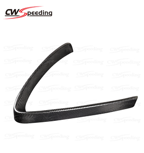 Grille de pare-chocs avant en fibre de carbone véritable 3K pour kit carrosserie Alfa Romeo Stelvio 2017-2019 - Product Image 1