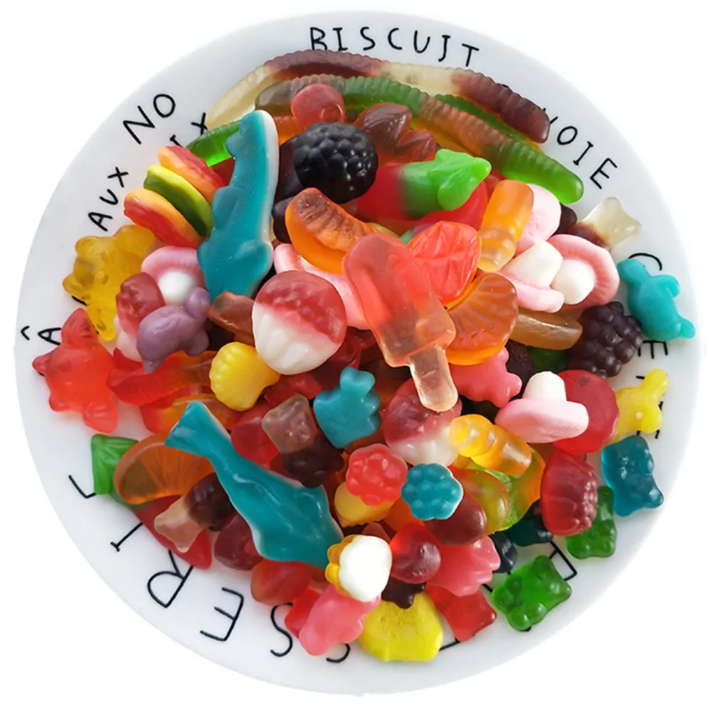 Wholesale Custom Confectionery Candy Private Label Halal Bulk Sweets and Candies Sour Gummy Candy Manufacturers