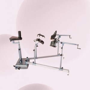 Cadre de traction orthopédique en acier inoxydable, dispositif de traction au sol médical à angle réglable manuel - Product Image 1