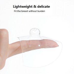 Protège-mamelons en silicone personnalisé sans BPA, durable et lavable pour l'allaitement des nouveau-nés de 0 à 12 mois - Product Image 3