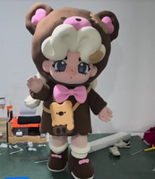 Costume de mascotte en fourrure sur mesure de qualité professionnelle, design 3D, pour les festivals d'Halloween, testé pour la sécurité