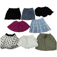 Jupes de mode d'occasion, ballots de vêtements usagés de Chine, vêtements d'occasion pour femmes, 45 kg, tissu jean/coton, haute qualité