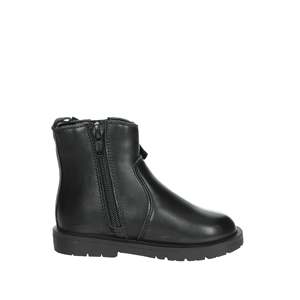 Gaelle Junior Girls' Low Ankle Boots <b>Black</b> Rhinestone <b>Bow</b> Detail - Product Image 4