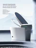 Toilette intelligente de style moderne en céramique avec chasse d'eau automatique, service OEM/ODM, toilette électrique intelligente avec siège chauffant