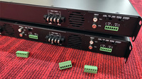 Amplificateur de sonorisation Powavesound pa, amplificateur numérique en rack 1u, amplificateur de puissance pour système de sonorisation publique 200W pour haut-parleur 70V 100V