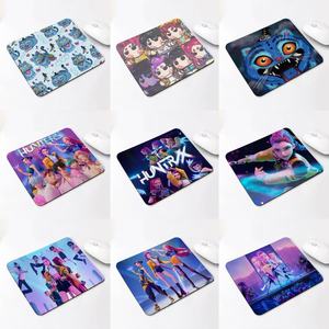 Gran oferta Kpop Demon <span class=keywords><strong>Hunter</strong></span> Mira Rumi Zoey, alfombrilla de ratón de dibujos animados, Mini alfombrilla de ratón pequeña, alfombrilla de mesa antideslizante para ordenador, posavasos de regalo - Product Image 1