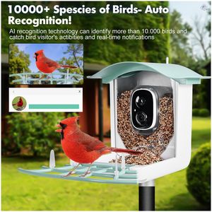 Outdoor Automatische Vogel Feeder Camera Met Lading Intelligente Monitoring Bird Watcher Opknoping Feeder Voor Kolibries - Product Image 5