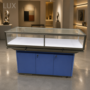 MASTER <b>Rectangular</b> Jewelry Display Counter Premium showcase Glass Display Cabinet for Jewelry Luxury Commercial High End Display - Product Image 1