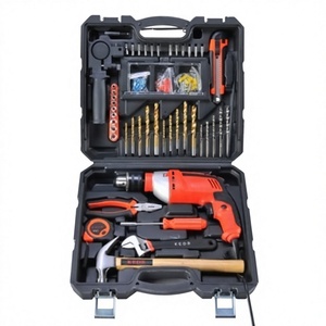 Cordless Electric Drill <b>Tool</b> <b>Set</b> With Hard Case For Home Maintenance - Product Image 1