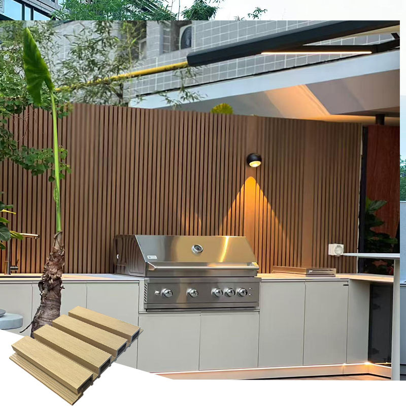 WPC Waterproof Fireproof Outdoor Composite Wall Cladding Panels with ...