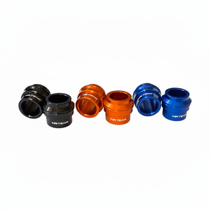 For KTM EXC-F 350 16-25 Front <b>Wheel</b> <b>Spacers</b> Black Chrome Aluminium 20mm and 15mm <b>Spacers</b> - Product Image 1