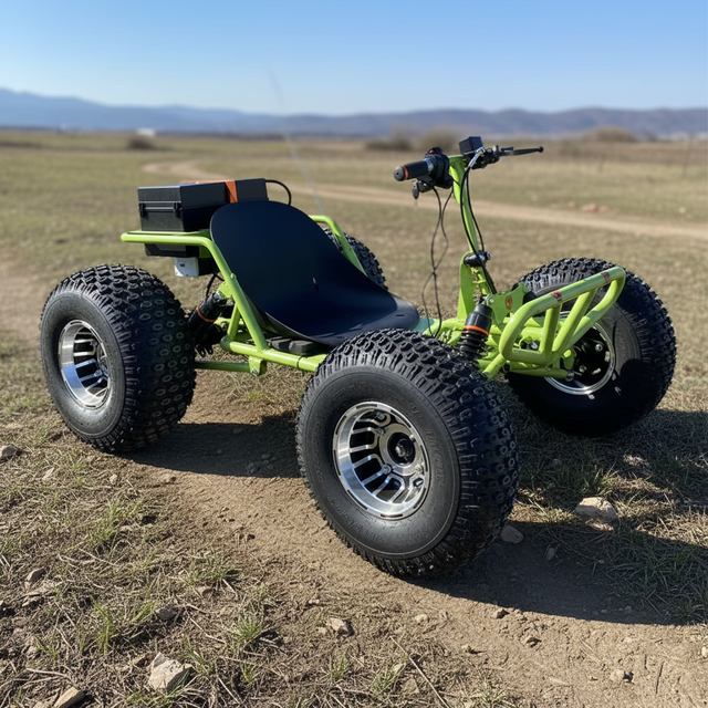Direct Sales of High Performance 1800W Electric Kart with a Maximum Speed of 45 km/h 25A Adult Beginner Level Electric Go Kart