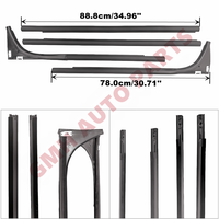 Joint de ceinture extérieure pour Mazda BT50 2012-2019 – Remplacement de la moulure de ceinture de porte extérieure #   1D00-50-650 1D00-50-670 pour BT-50 Double Cabine