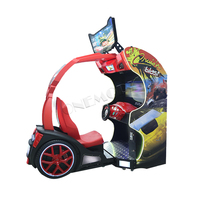 Machine d'amusement de course de simulateur à jetons d'écran de 42 pouces conduisant des jeux pour le Game Center