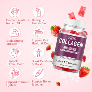 L-Glutathion Haut aufhellende Kollagen Gummies Beauty Supplements für Erwachsene - Product Image 5