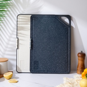 Hot Sales 3 in 1 Cutting Board Built in <b>Knife</b> <b>Sharpener</b> Double Side Chopping Blocks Garlic Grinder Handle for Kitchen - Product Image 6