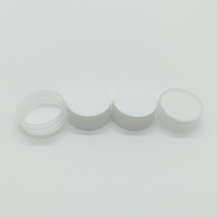 Bouchon à vis en plastique PP côtelé 33/410 anti-déversement et fermeture pour bouteilles, usage industriel pour cosmétiques