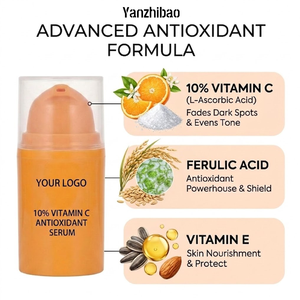 Siero Viso Anti-Età e Illuminante Personalizzato per Pelle Grassa e Secca con Formula di Vitamina C, E e Acido Ferulico per Tutti i Tipi di Pelle - Product Image 4