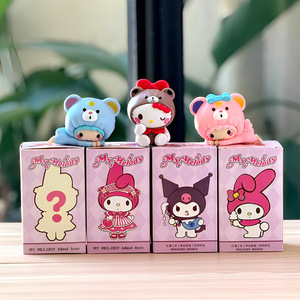 Figurine de dessin animé japonaise en PVC Kuromi My Melody, mignonne pour boîte mystère, modè<span class=keywords><strong>le</strong></span> de décoration de bureau ou de voiture, petit ornement - Product Image 5