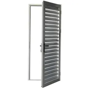Aluminium-Schlitztüren Zwischentreppen Eingangstür Grilltüren Außenbereich Schlitzttür mit fester Klinge