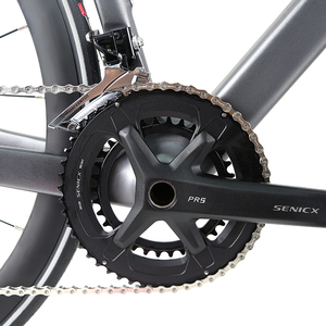 Vélo de route en fibre de carbone 700c avec 22 vitesses, freins à disque hydrauliques, cadre aérodynamique, roues en alliage et guidon intégré - Product Image 4