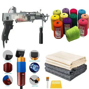 OEM Ready Stock Multifunctional Cut and Loop Pile Tufting Gun Kit with Trimmer Cloth Frame Embroidery Machine for DIY Gift