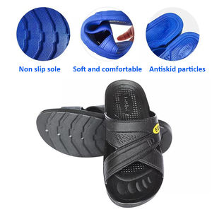 Zapatillas antideslizantes para sala de estar, calzado antiestático con suela <span class=keywords><strong>ESD</strong></span>, para el trabajo - Product Image 4